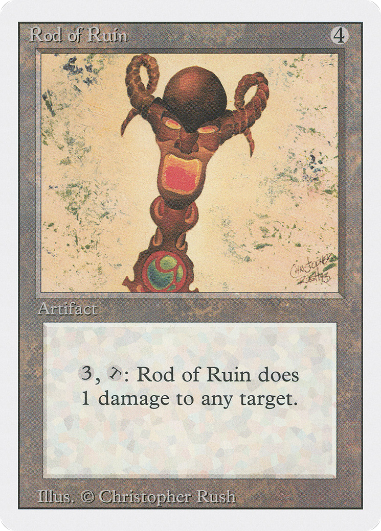 {C} Rod of Ruin [Revised Edition][3ED 273] - Misty Mountain Games