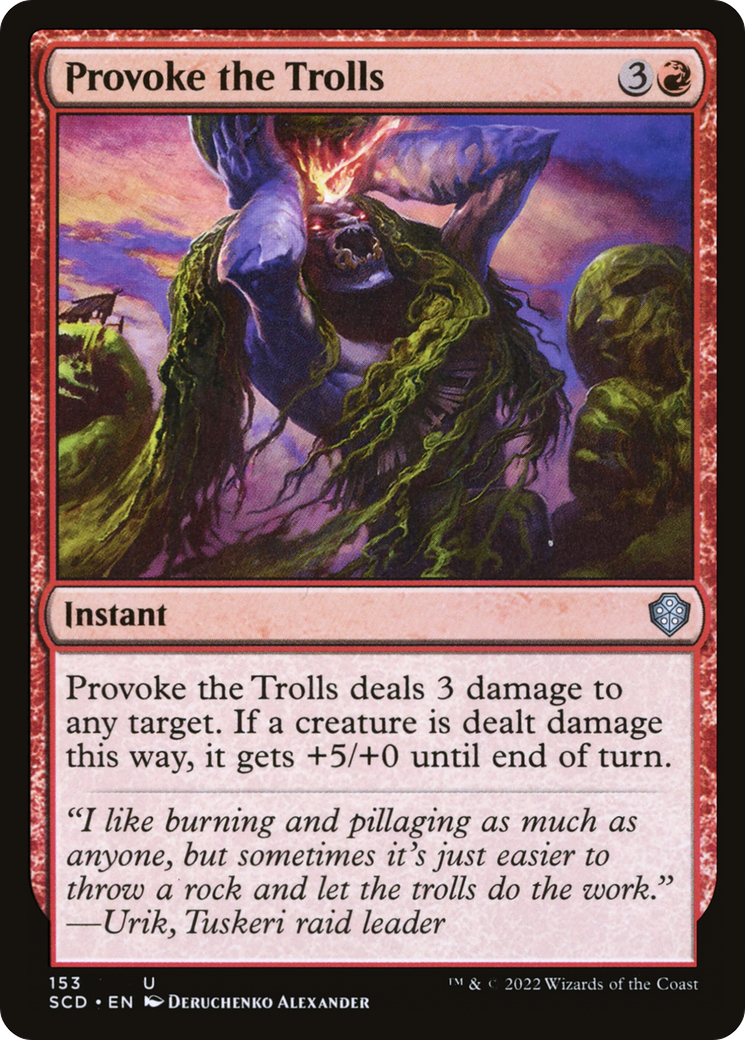 {C} Provoke the Trolls [Starter Commander Decks][SCD 153]