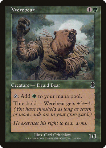 {C} Werebear [Odyssey][ODY 282]
