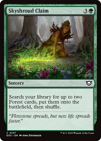 {@@ EOC C} Skyshroud Claim [Edge of Eternities Commander][EOC 107]
