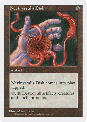 {R} Nevinyrral's Disk [Fifth Edition][5ED 391]