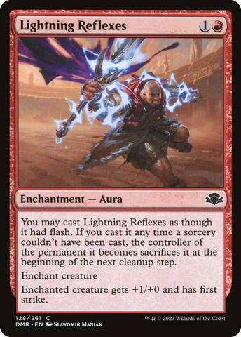 {C} Lightning Reflexes [Dominaria Remastered][DMR 128]