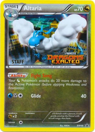 [PKM-R] Altaria (BW48) (Staff Prerelease Promo) [Black & White: Black Star Promos]