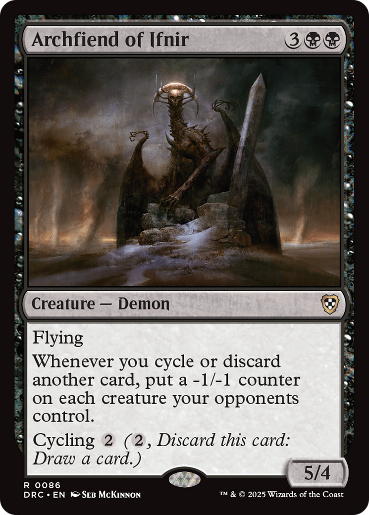 {R} Archfiend of Ifnir [Aetherdrift Commander][DRC 086]