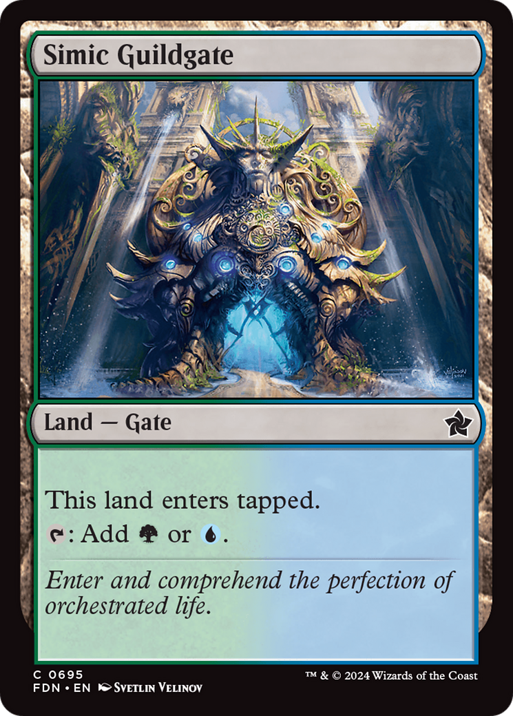 {@C} Simic Guildgate [Foundations][FDN 695]