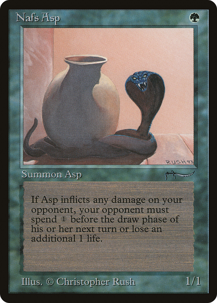 {C} Nafs Asp (Dark Mana Cost) [Arabian Nights][ARN 052]
