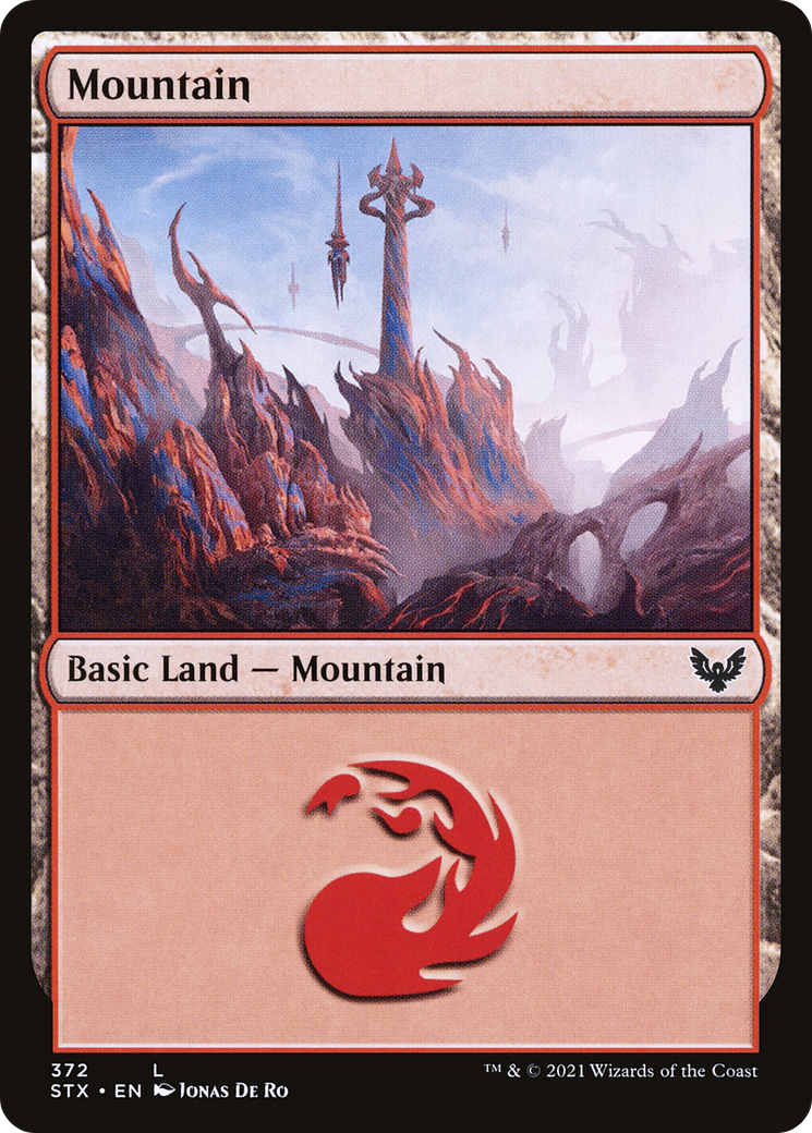 {B}[STX 372] Mountain (372) [Strixhaven: School of Mages]