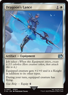 {@C} Dragoon's Lance [FINAL FANTASY][FIN 017]