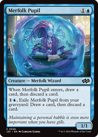 {C} Merfolk Pupil [Foundations Jumpstart][J25 326]