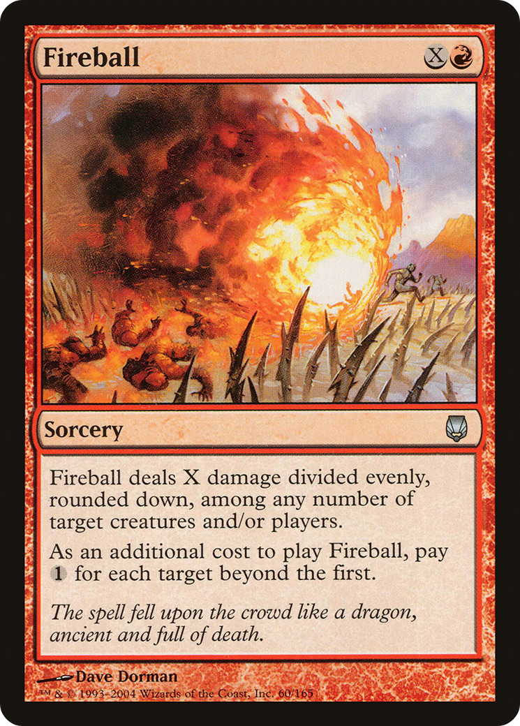 {C} Fireball [Darksteel][DST 060]