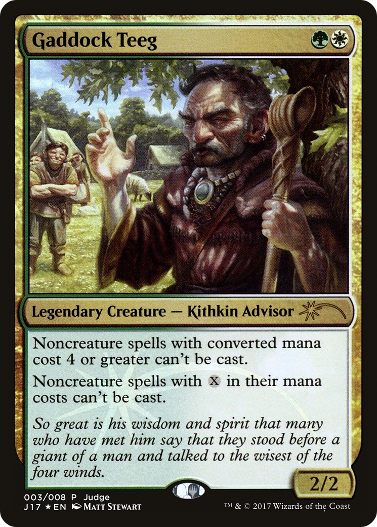 {R} Gaddock Teeg [Judge Gift Cards 2017][PA J17 003] - Misty Mountain Games