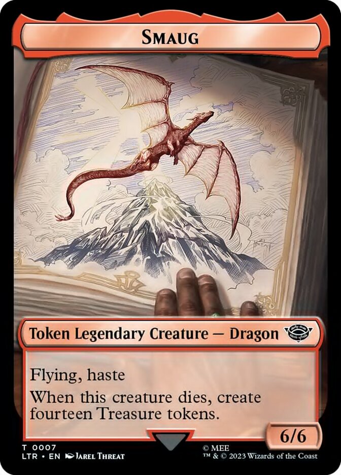 {T} Smaug Token [The Lord of the Rings: Tales of Middle-Earth Tokens][TLTR 007]
