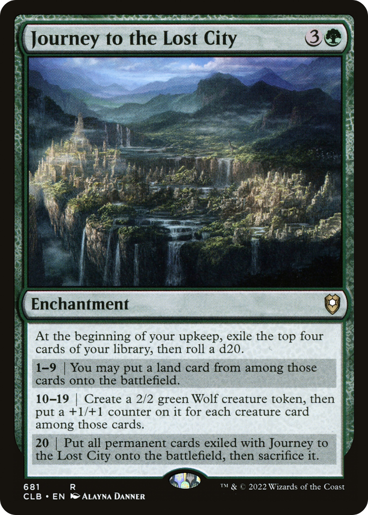 {R} Journey to the Lost City [Commander Legends: Battle for Baldur's Gate][CLB 681]