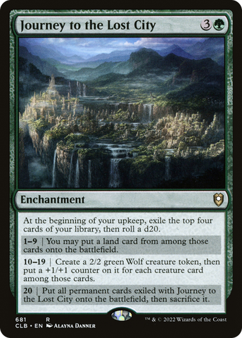 {R} Journey to the Lost City [Commander Legends: Battle for Baldur's Gate][CLB 681]
