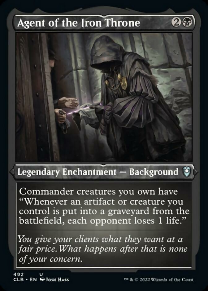 {C} Agent of the Iron Throne (Foil Etched) [Commander Legends: Battle for Baldur's Gate][CLB 492]