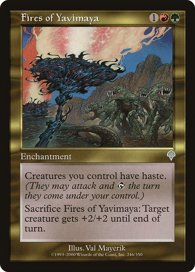{C} Fires of Yavimaya [Invasion][INV 246]