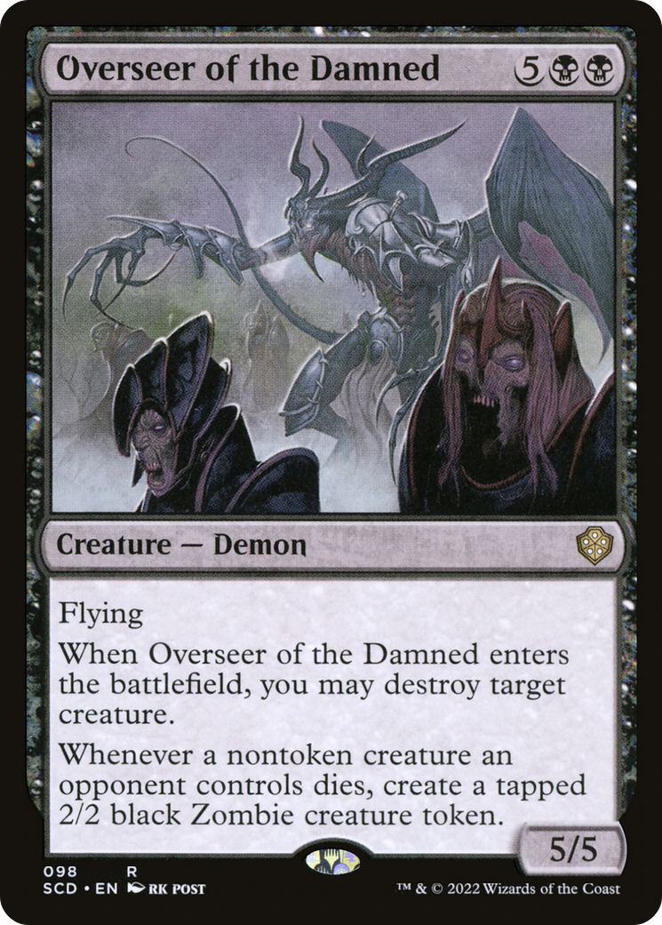 {R} Overseer of the Damned [Starter Commander Decks][SCD 098]