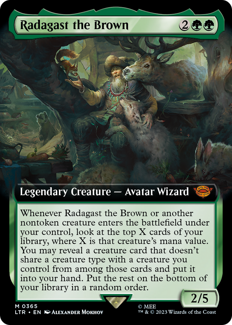 {R} Radagast the Brown (Extended Art) [The Lord of the Rings: Tales of Middle-Earth][LTR 365]
