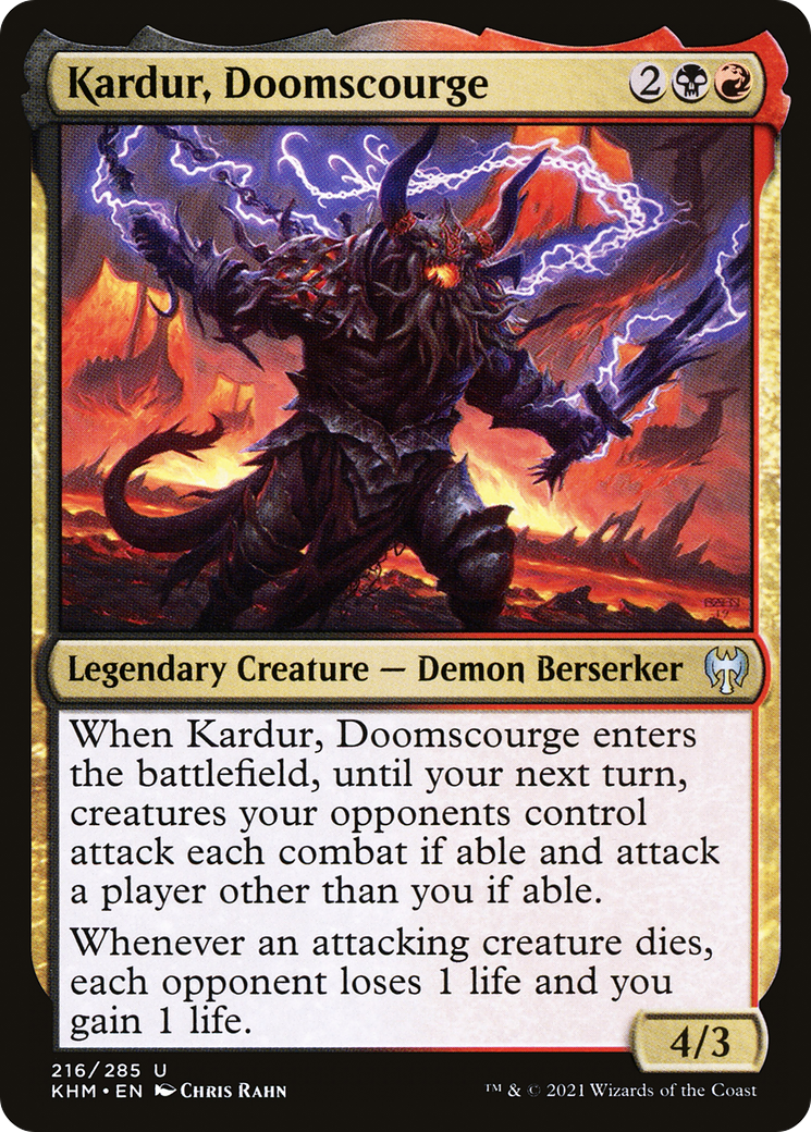 {C} Kardur, Doomscourge [Kaldheim][KHM 216]