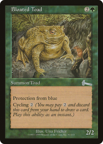 {C} Bloated Toad [Urza's Legacy][ULG 097]