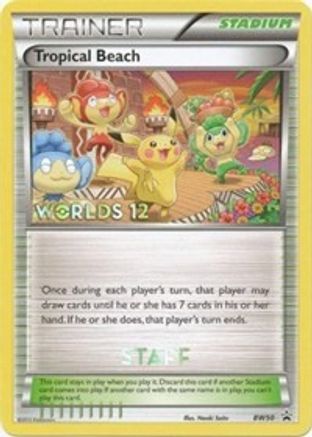 [PKM] Tropical Beach (BW50) (Staff) [Black & White: Black Star Promos]