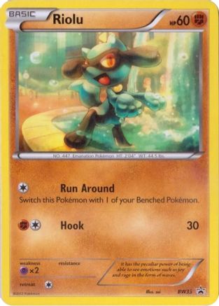 [PKM-R] Riolu (BW33) [Black & White: Black Star Promos]