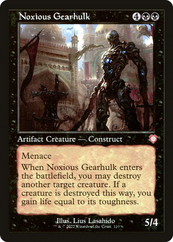 {R} Noxious Gearhulk (Retro) [The Brothers' War Commander][BRC 110]