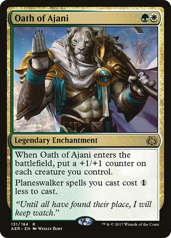 {R} Oath of Ajani [Aether Revolt][AER 131]