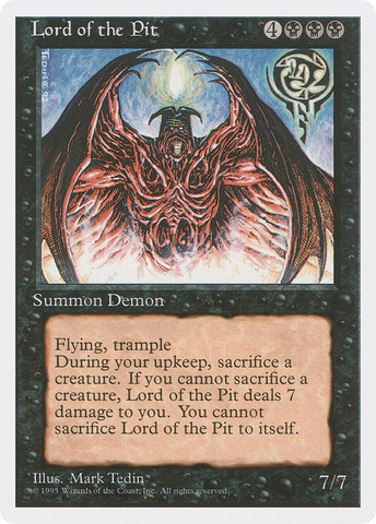 {R} Lord of the Pit [Fourth Edition][4ED 144]
