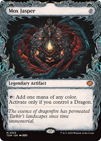 {@R} Mox Jasper (Showcase) [Tarkir: Dragonstorm][TDM 325]