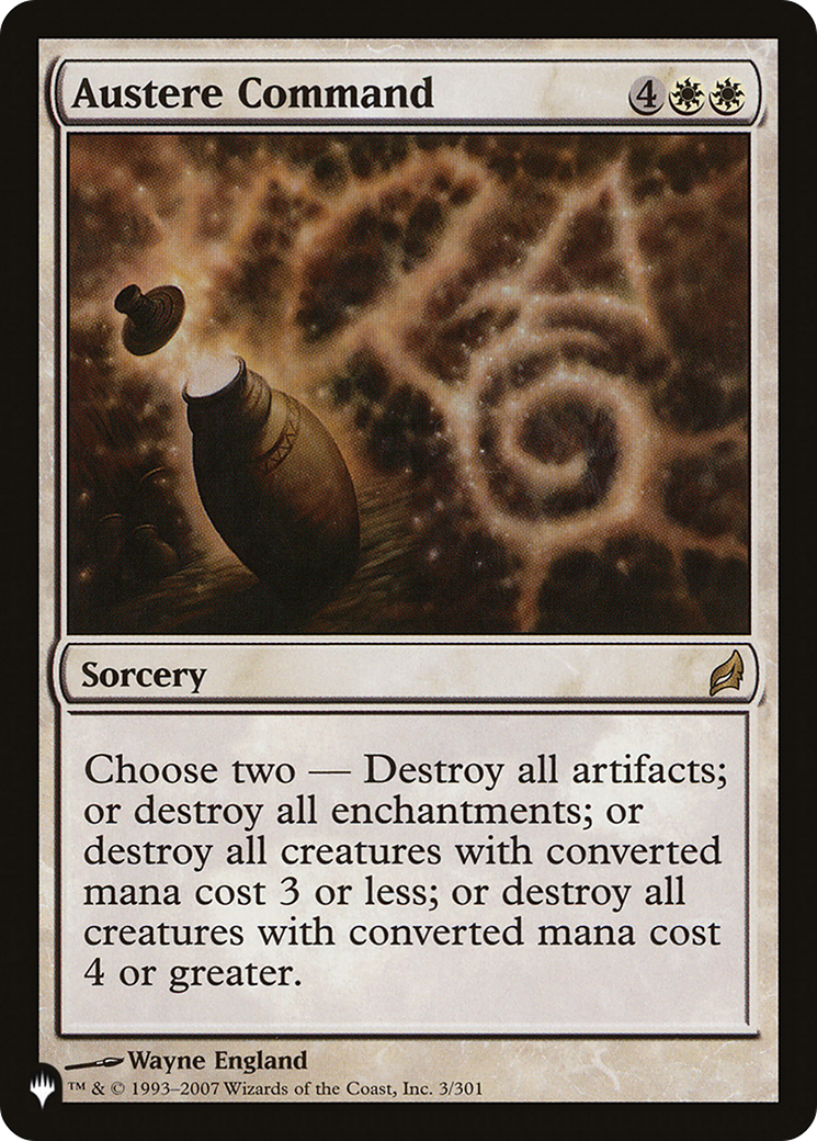 Austere Command [PLST LRW-3]