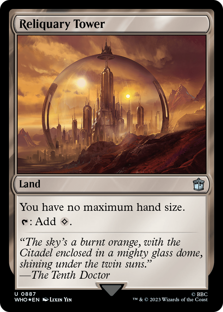 {C} Reliquary Tower (Surge Foil) [Doctor Who][WHO 887]