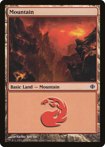 {B}[ALA 244] Mountain (244) [Shards of Alara]