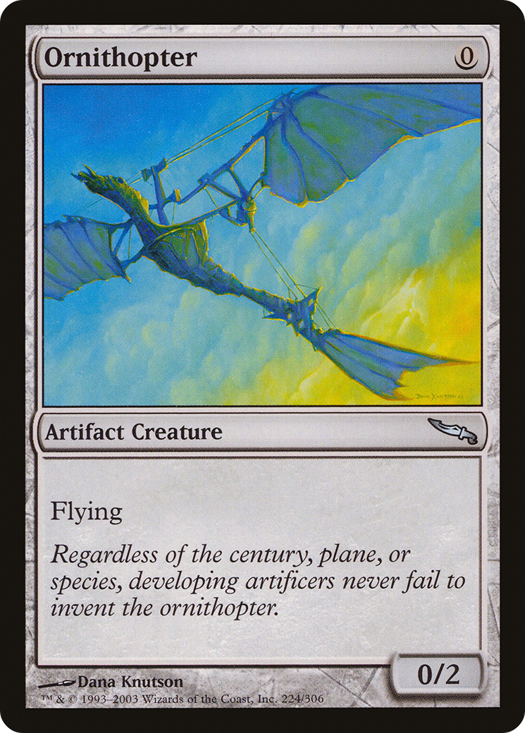 {C} Ornithopter [Mirrodin][MRD 224]