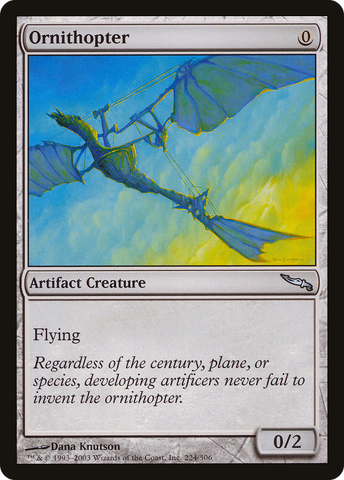 {C} Ornithopter [Mirrodin][MRD 224]