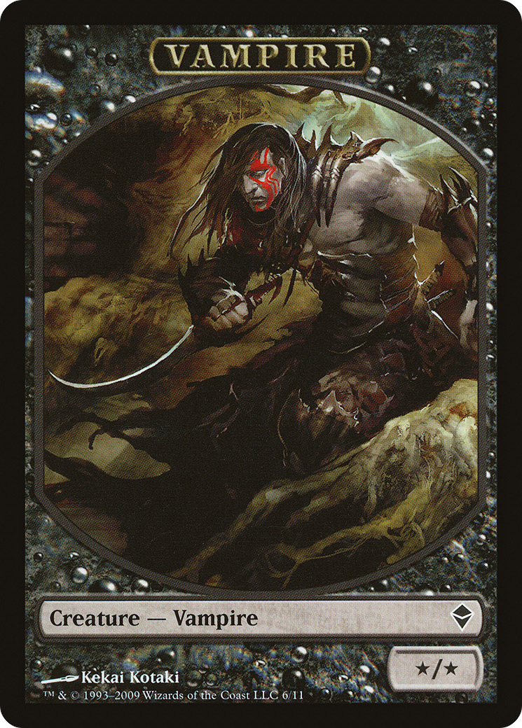 {T} Vampire Token [Zendikar Tokens][TZEN 006]