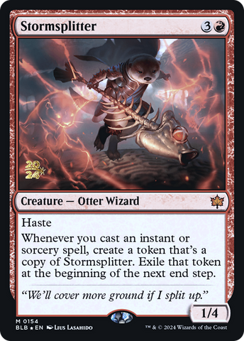 {@R} Stormsplitter [Bloomburrow Prerelease Promos][PR BLB 154]