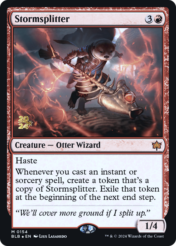 {@R} Stormsplitter [Bloomburrow Prerelease Promos][PR BLB 154]