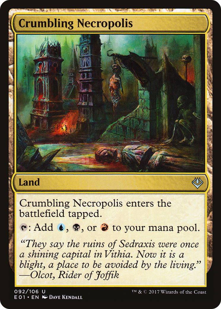 {C} Crumbling Necropolis [Archenemy: Nicol Bolas][E01 092]