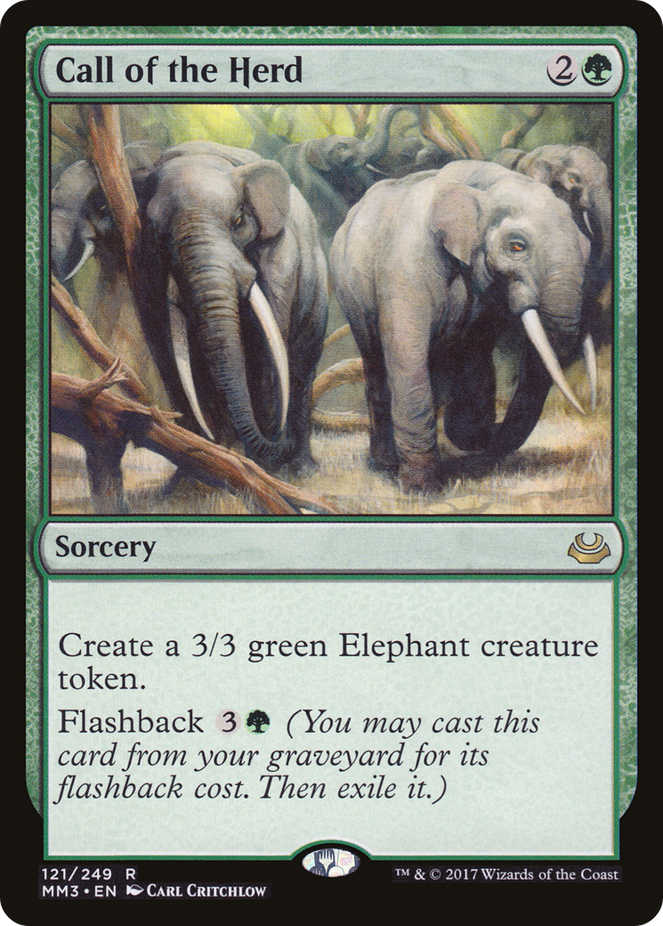 {R} Call of the Herd [Modern Masters 2017][MM3 121]