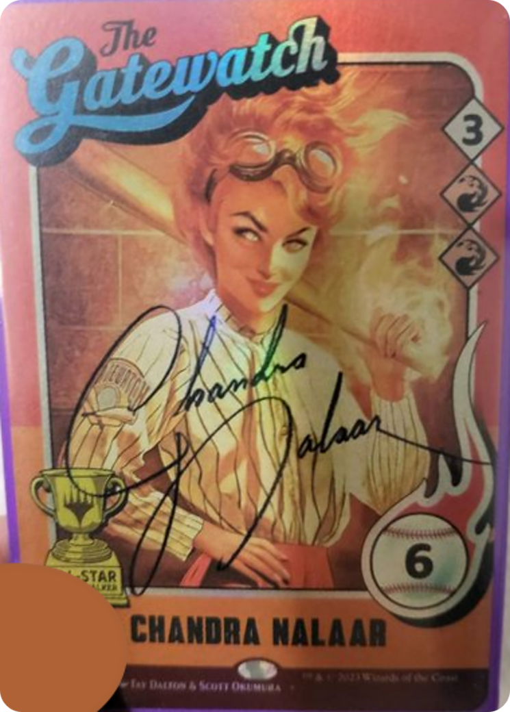 {R} Chandra Nalaar (748) (Autographed) [Secret Lair Drop Series][SLD 748]