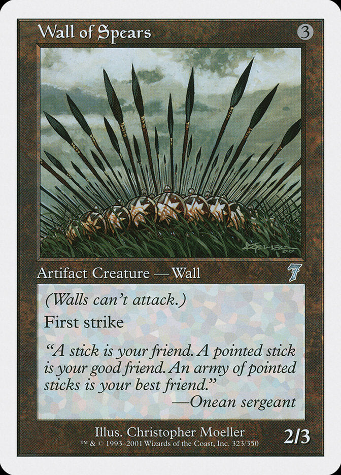 {C} Wall of Spears [Seventh Edition][7ED 323]