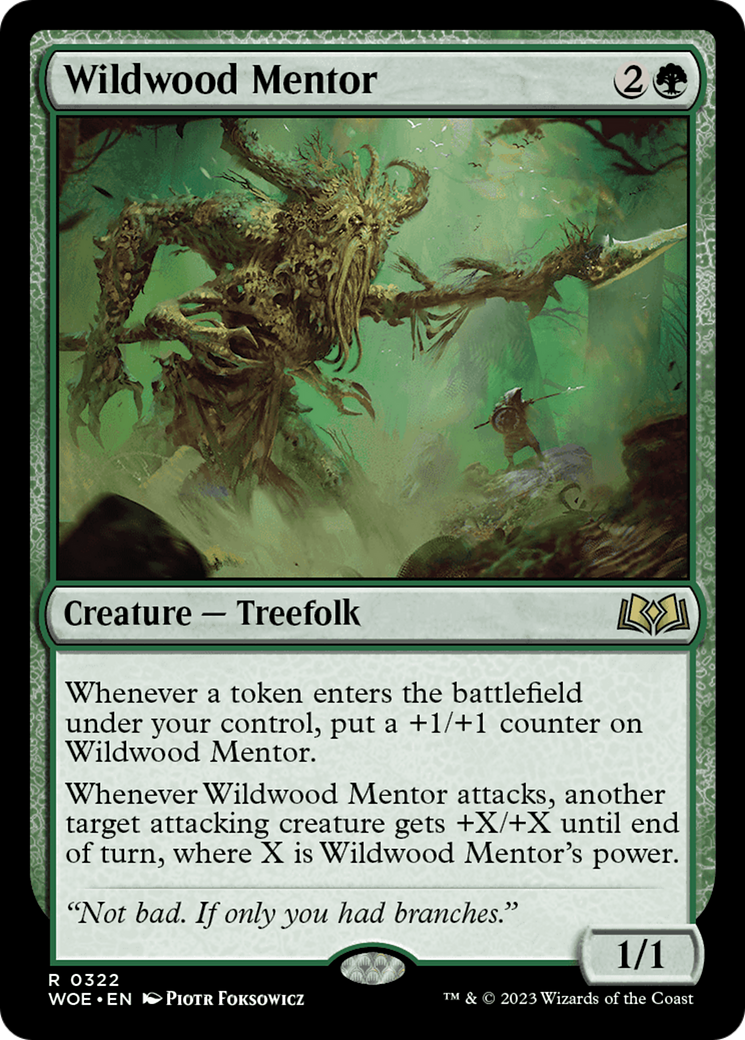 {@R} Wildwood Mentor [Wilds of Eldraine][WOE 322]