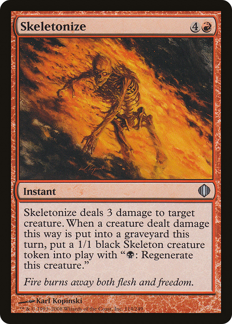 {C} Skeletonize [Shards of Alara][ALA 114]