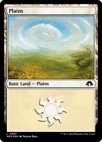 {B} Plains (0497) (Ripple Foil) [Modern Horizons 3][MH3 497]