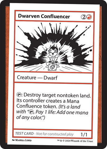 {C} Dwarven Confluencer [Mystery Booster 2 Playtest Cards][MB2 PLAYTEST]