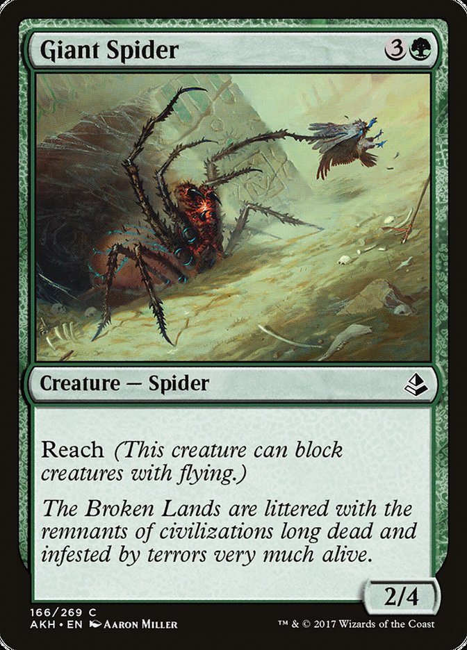 {C} Giant Spider [Amonkhet][AKH 166]