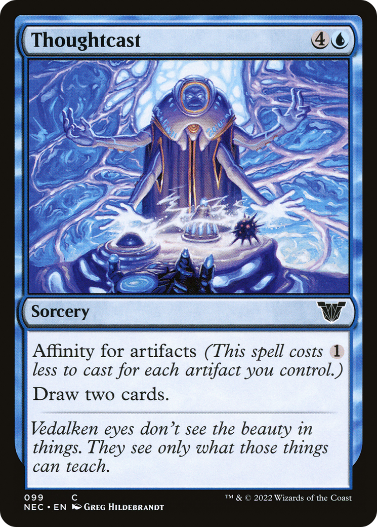 {C} Thoughtcast [Kamigawa: Neon Dynasty Commander][NEC 099]