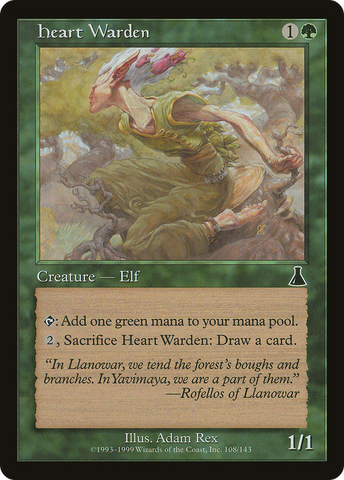 {C} Heart Warden [Urza's Destiny][UDS 108]