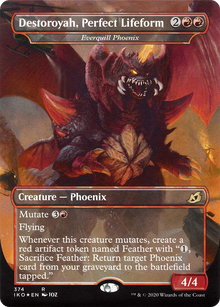 {R} Everquill Phoenix - Destoroyah, Perfect Lifeform (Godzilla Series) [Ikoria: Lair of Behemoths][IKO 374]